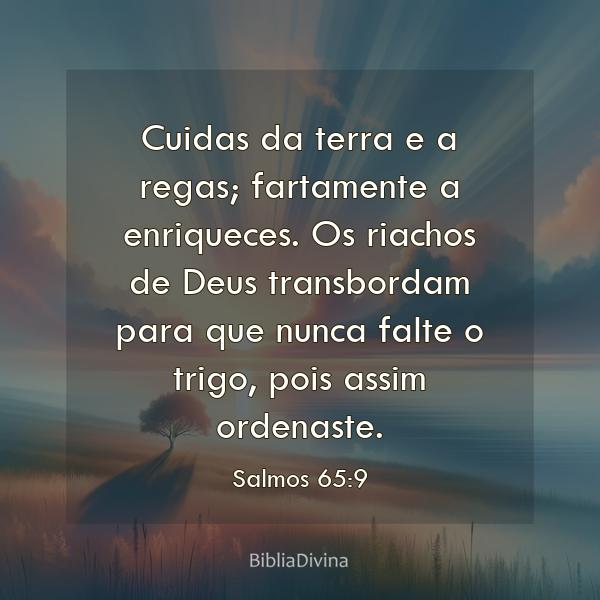 Salmos 65:9