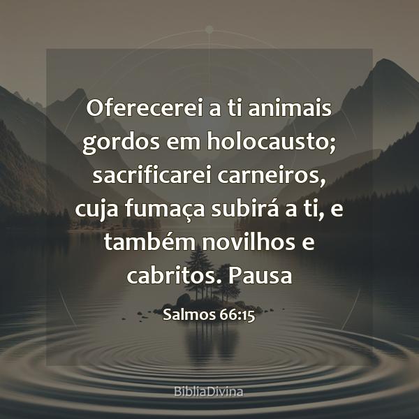 Salmos 66:15