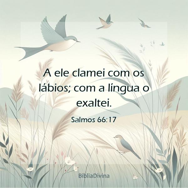 Salmos 66:17