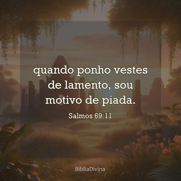 Salmos 69:11