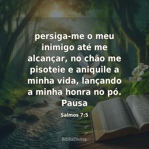 Salmos 7:5