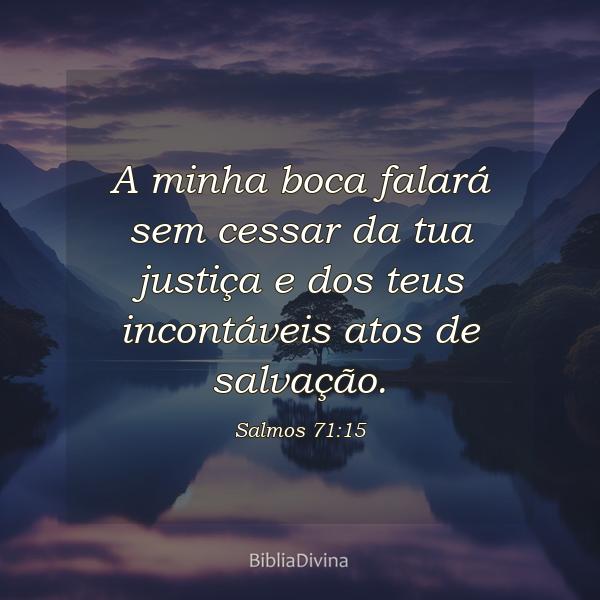 Salmos 71:15