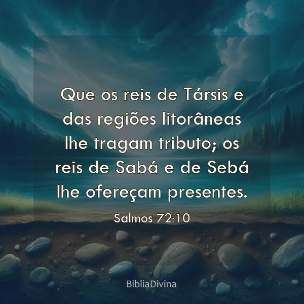 Salmos 72:10