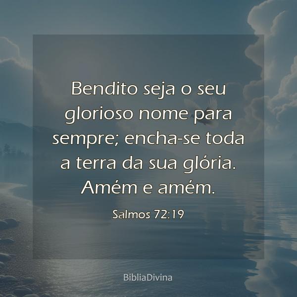 Salmos 72:19