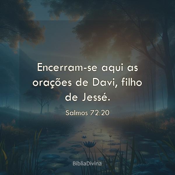 Salmos 72:20