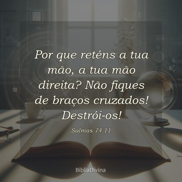 Salmos 74:11