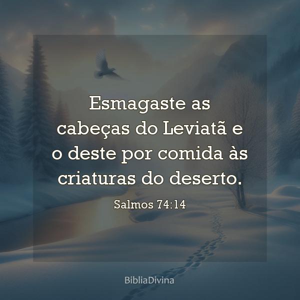 Salmos 74:14