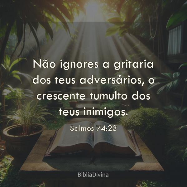 Salmos 74:23