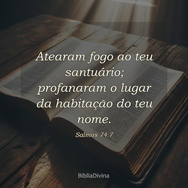 Salmos 74:7