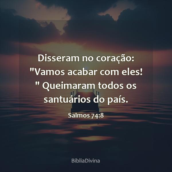 Salmos 74:8