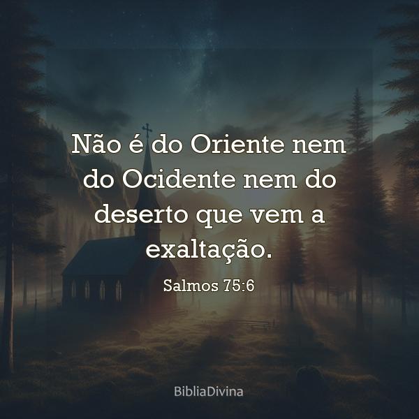 Salmos 75:6