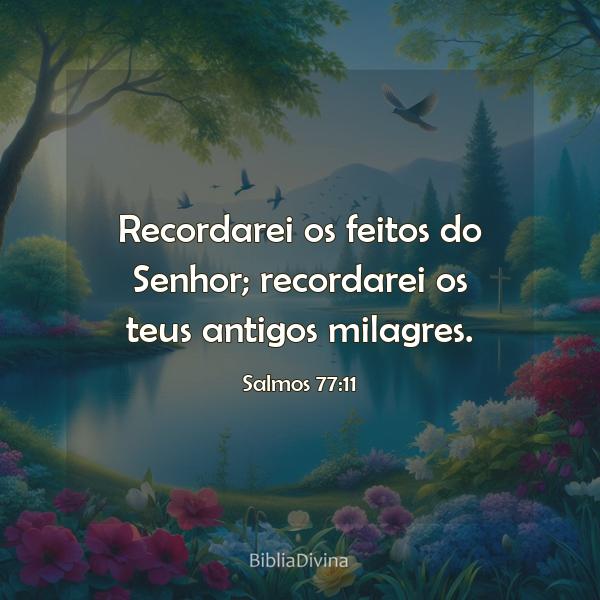 Salmos 77:11