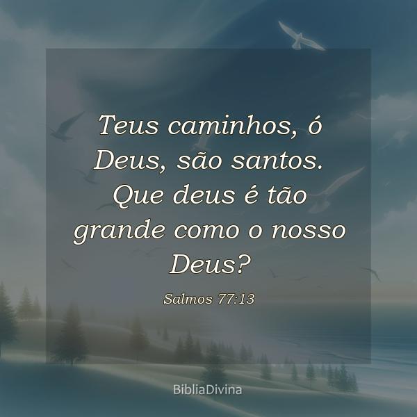 Salmos 77:13