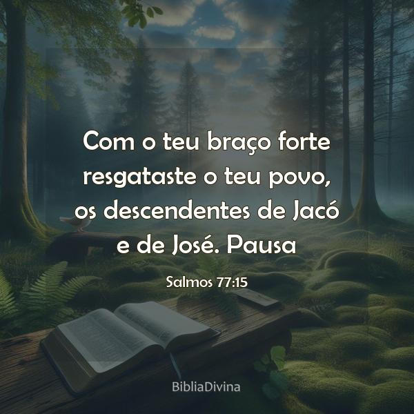 Salmos 77:15