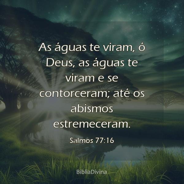 Salmos 77:16