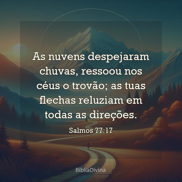 Salmos 77:17