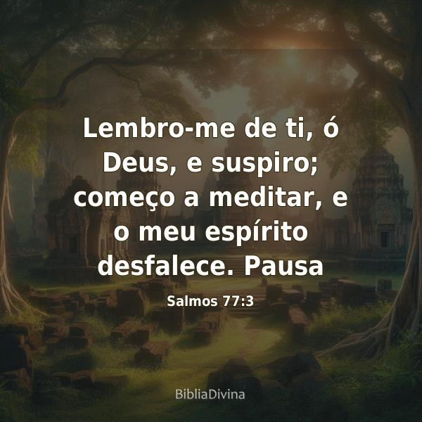 Salmos 77:3