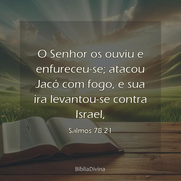 Salmos 78:21