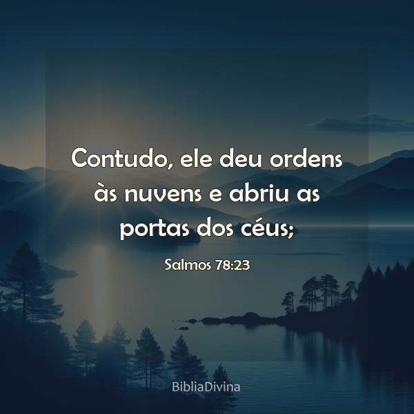 Salmos 78:23