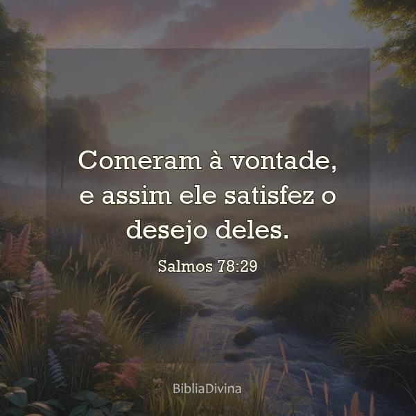 Salmos 78:29