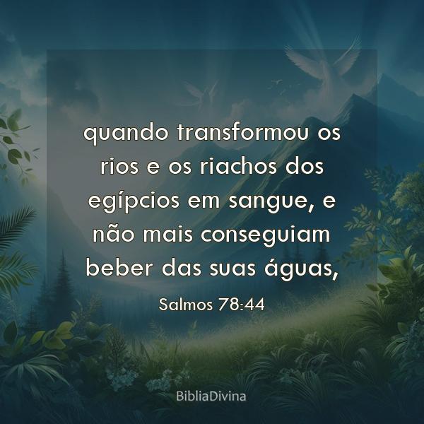 Salmos 78:44