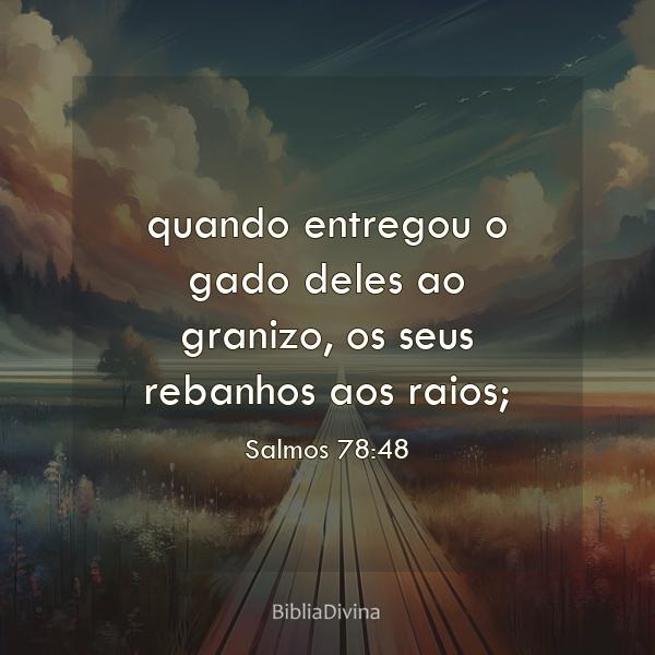 Salmos 78:48