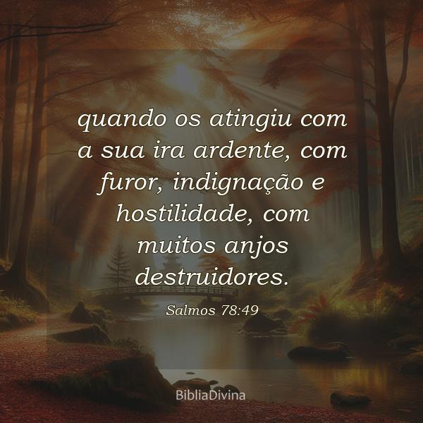 Salmos 78:49