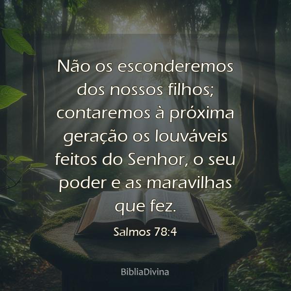 Salmos 78:4