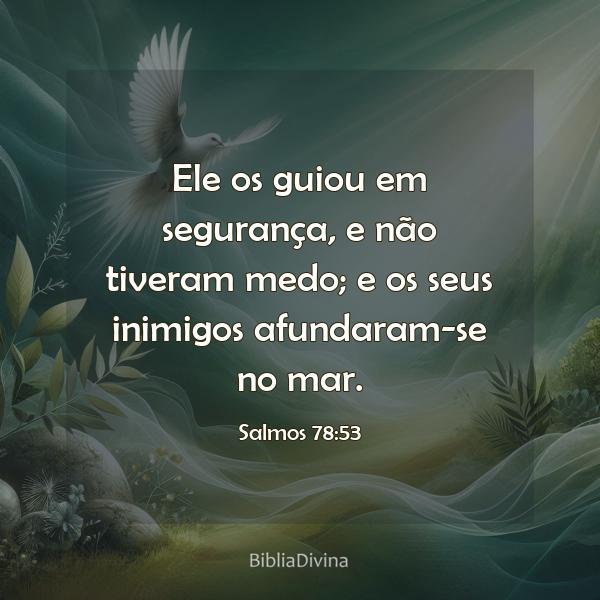 Salmos 78:53