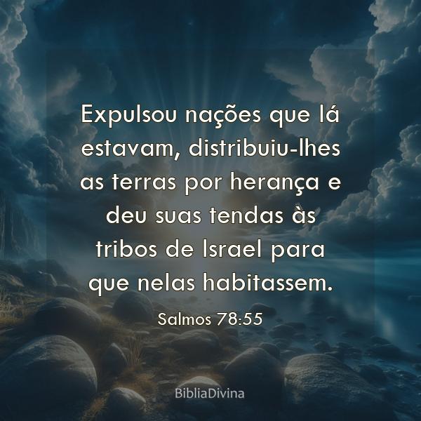 Salmos 78:55