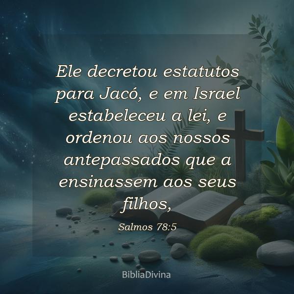 Salmos 78:5