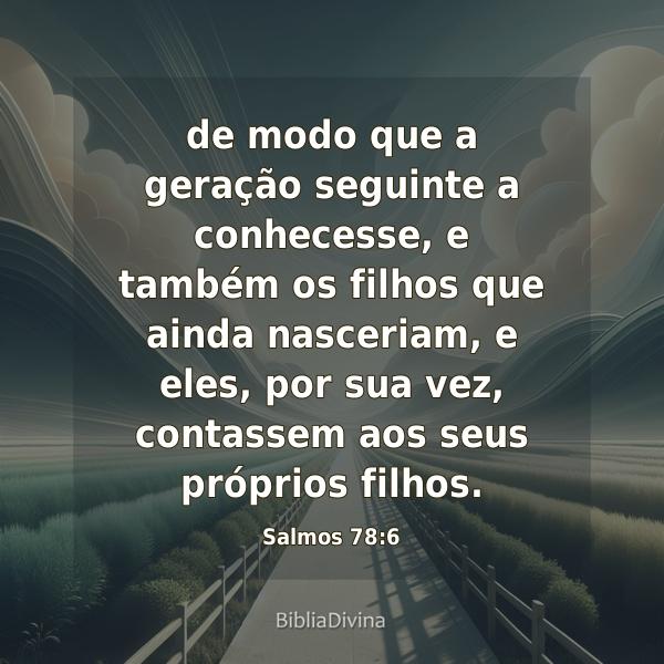 Salmos 78:6