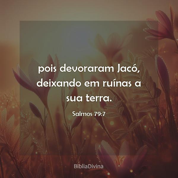 Salmos 79:7