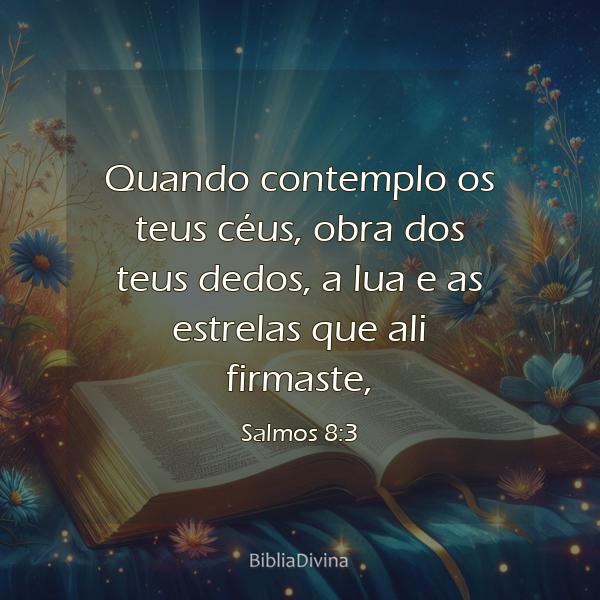 Salmos 8:3