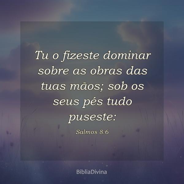 Salmos 8:6