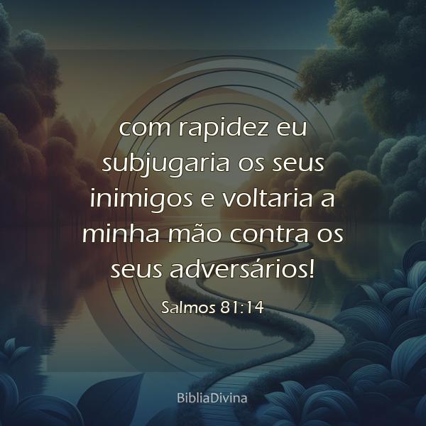 Salmos 81:14