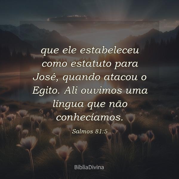 Salmos 81:5