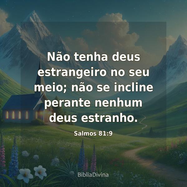 Salmos 81:9