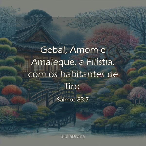 Salmos 83:7