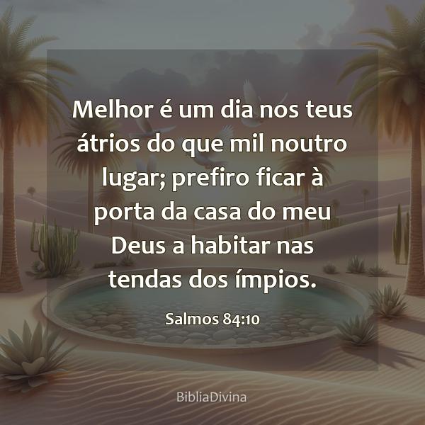 Salmos 84:10