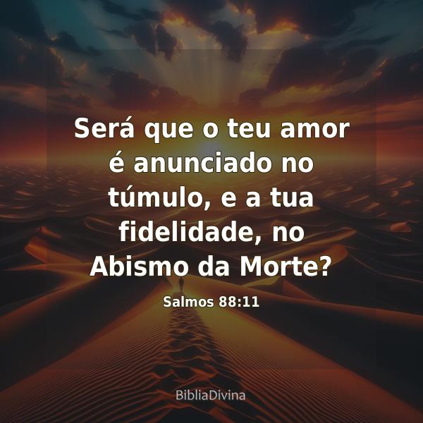 Salmos 88:11