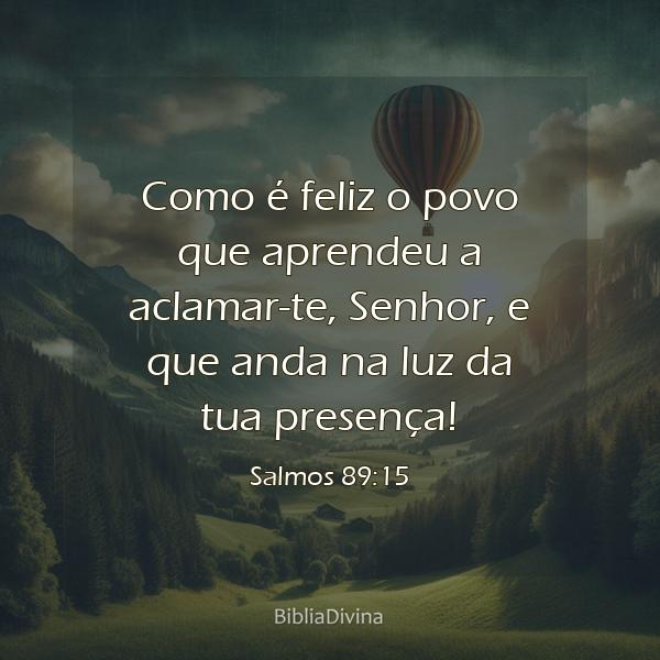 Salmos 89:15