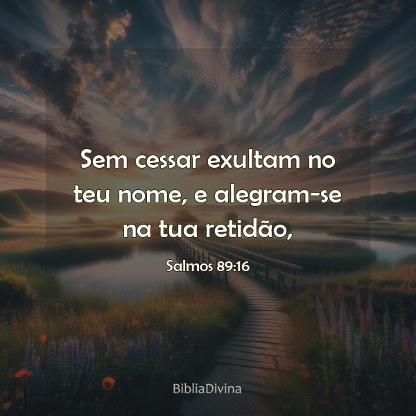 Salmos 89:16