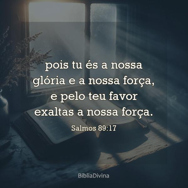 Salmos 89:17