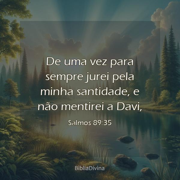 Salmos 89:35