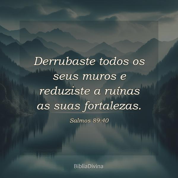 Salmos 89:40