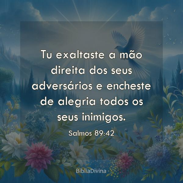 Salmos 89:42