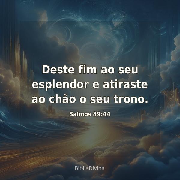 Salmos 89:44