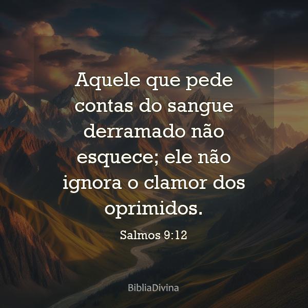 Salmos 9:12