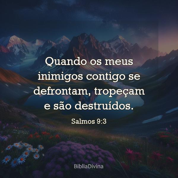 Salmos 9:3